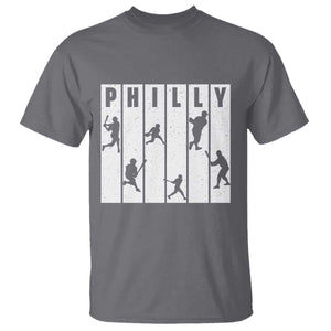 Baseball Lover T Shirt Philly Retro Spirit Proud Fan Sport Lover Gift TS12 Charcoal Print Your Wear