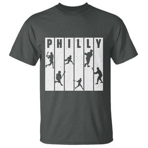 Baseball Lover T Shirt Philly Retro Spirit Proud Fan Sport Lover Gift TS12 Dark Heather Print Your Wear