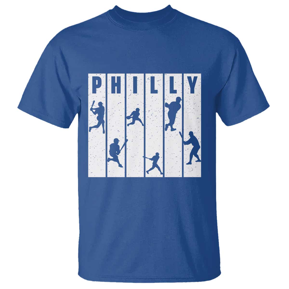 Baseball Lover T Shirt Philly Retro Spirit Proud Fan Sport Lover Gift TS12 Royal Blue Print Your Wear
