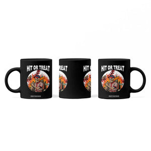 Funny Halloween Baseball Coffee Mug Hit Or Treat Skeleton Player TS12 Print Your Wear