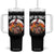 Funny Halloween Baseball Tumbler With Handle Hit Or Treat Skeleton Player TS12 One Size: 40 oz Black Print Your Wear