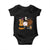 Halloween Baseball Baby Onesie Funny Boo Player Gift For Catcher TS12 Black Print Your Wear