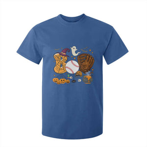 Halloween Baseball T Shirt For Kid Funny Boo Player Gift For Catcher TS12 Royal Blue Print Your Wear