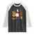 Halloween Baseball Raglan Shirt Funny Boo Player Gift For Catcher TS12 Black White Print Your Wear