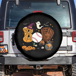 Halloween Baseball Spare Tire Cover Funny Boo Player Gift For Catcher TS12 No hole Black Print Your Wear