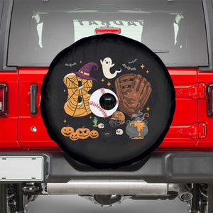 Halloween Baseball Spare Tire Cover Funny Boo Player Gift For Catcher TS12 Black Print Your Wear