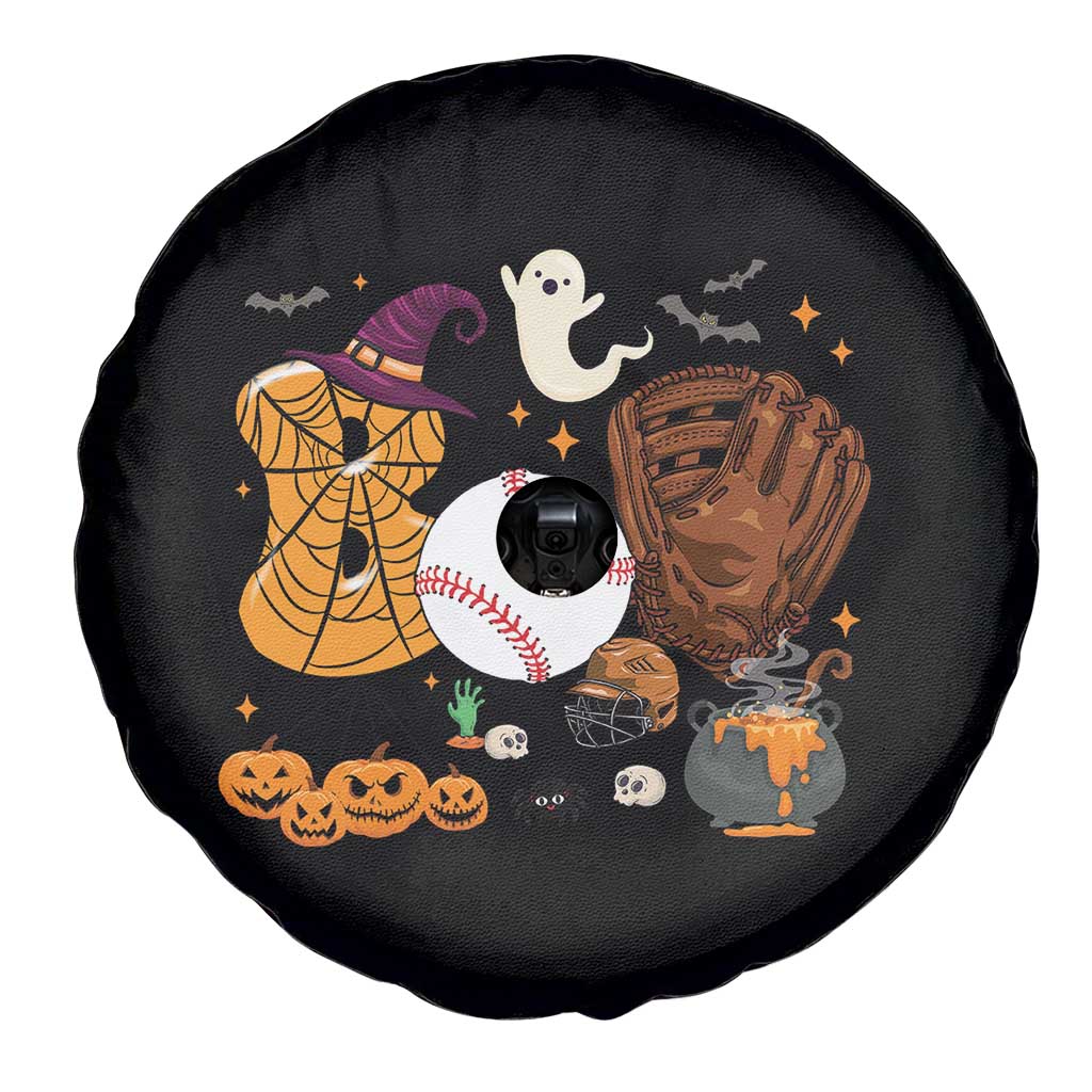 Halloween Baseball Spare Tire Cover Funny Boo Player Gift For Catcher TS12 Print Your Wear