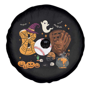 Halloween Baseball Spare Tire Cover Funny Boo Player Gift For Catcher TS12 Print Your Wear