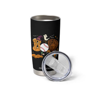 Halloween Baseball Tumbler Cup Funny Boo Player Gift For Catcher TS12 Print Your Wear