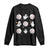 Halloween Baseball Long Sleeve Shirt Cute Ghost Playing Ball Gift TS12 Black Print Your Wear