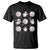 Halloween Baseball T Shirt Cute Ghost Playing Ball Gift TS12 Black Print Your Wear