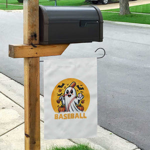 Funny Halloween Baseball Garden Flag Cute Boo Playing Ball Gift TS12 Print Your Wear