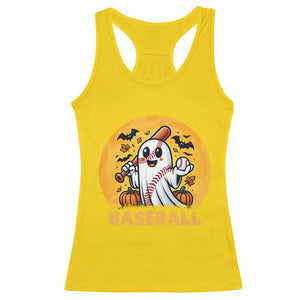 Funny Halloween Baseball Racerback Tank Top Cute Boo Playing Ball Gift TS12 Daisy Print Your Wear