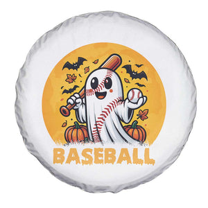Funny Halloween Baseball Spare Tire Cover Cute Boo Playing Ball Gift TS12 Print Your Wear
