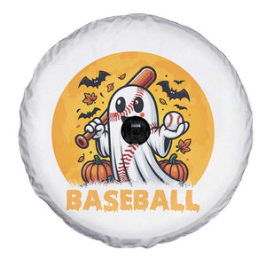 Funny Halloween Baseball Spare Tire Cover Cute Boo Playing Ball Gift TS12 Print Your Wear