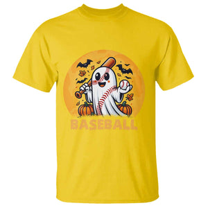Funny Halloween Baseball T Shirt Cute Boo Playing Ball Gift TS12 Daisy Print Your Wear