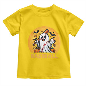 Funny Halloween Baseball Toddler T Shirt Cute Boo Playing Ball Gift TS12 Daisy Print Your Wear