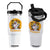 Funny Halloween Baseball Flip Straw Tumbler Cute Boo Playing Ball Gift TS12 One Size: 30 oz White Print Your Wear