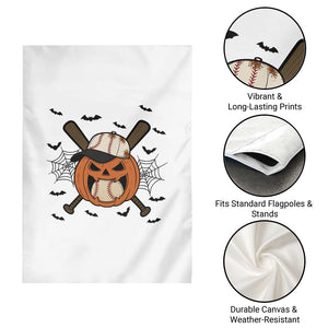 Creepy Jack O Lantern Baseball Garden Flag Halloween Gift TS12 Print Your Wear