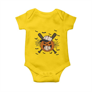 Creepy Jack O Lantern Baseball Baby Onesie Halloween Gift TS12 Daisy Print Your Wear