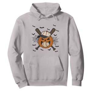 Creepy Jack O Lantern Baseball Hoodie Halloween Gift TS12 Ice Gray Print Your Wear
