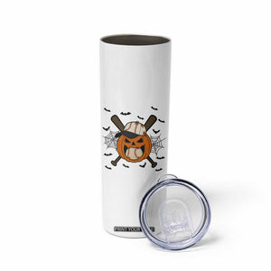 Creepy Jack O Lantern Baseball Skinny Tumbler Halloween Gift TS12 Print Your Wear
