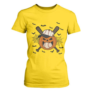 Creepy Jack O Lantern Baseball T Shirt For Women Halloween Gift TS12 Daisy Print Your Wear