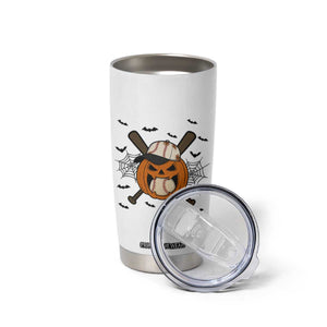 Creepy Jack O Lantern Baseball Tumbler Cup Halloween Gift TS12 Print Your Wear