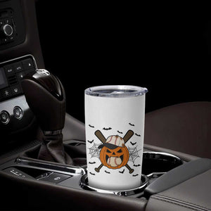 Creepy Jack O Lantern Baseball Tumbler Cup Halloween Gift TS12 Print Your Wear
