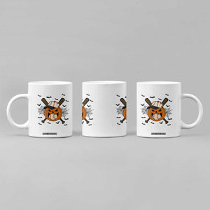 Creepy Jack O Lantern Baseball Coffee Mug Halloween Gift TS12 Print Your Wear