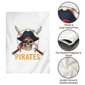 Pirates Baseball Garden Flag Skeleton Sport Lover Gift TS12 Print Your Wear