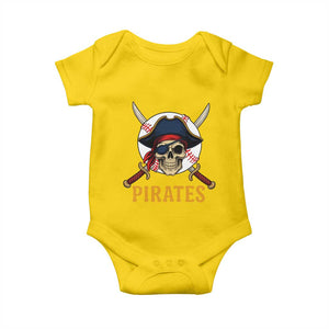 Pirates Baseball Baby Onesie Skeleton Sport Lover Gift TS12 Daisy Print Your Wear