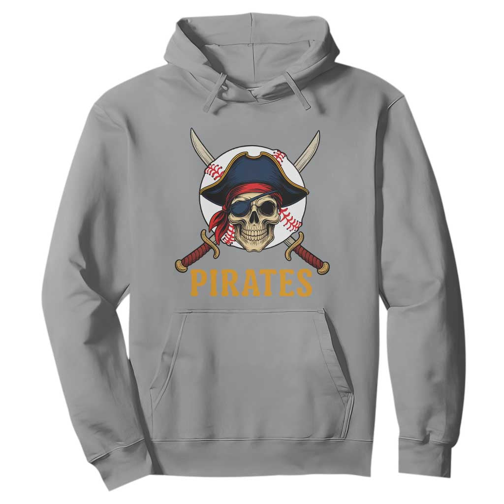 Pirates Baseball Hoodie Skeleton Sport Lover Gift TS12 Sport Gray Print Your Wear