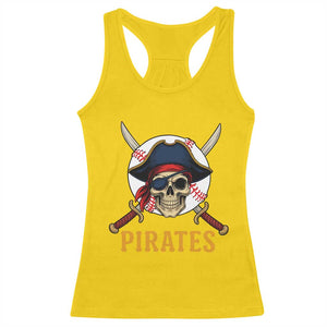 Pirates Baseball Racerback Tank Top Skeleton Sport Lover Gift TS12 Daisy Print Your Wear