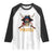 Pirates Baseball Raglan Shirt Skeleton Sport Lover Gift TS12 White Black Print Your Wear