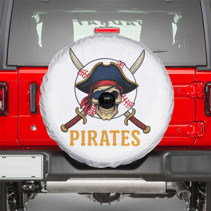 Pirates Baseball Spare Tire Cover Skeleton Sport Lover Gift TS12 White Print Your Wear