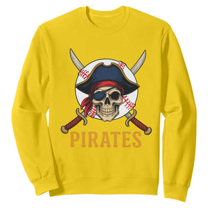 Pirates Baseball Sweatshirt Skeleton Sport Lover Gift TS12 Daisy Print Your Wear