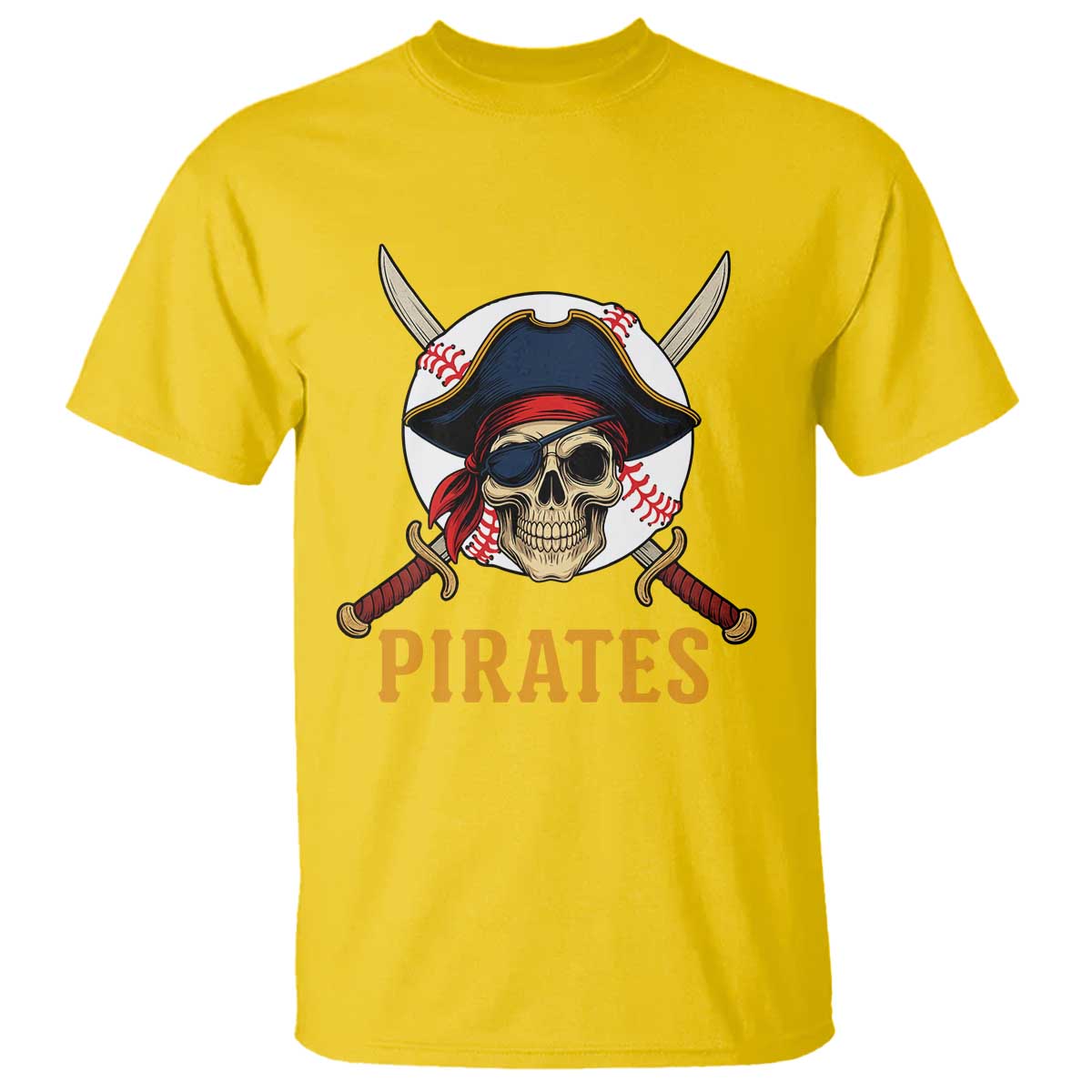 Pirates Baseball T Shirt Skeleton Sport Lover Gift TS12 Daisy Print Your Wear
