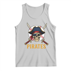 Pirates Baseball Tank Top Skeleton Sport Lover Gift TS12 Ash Print Your Wear