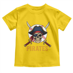 Pirates Baseball Toddler T Shirt Skeleton Sport Lover Gift TS12 Daisy Print Your Wear