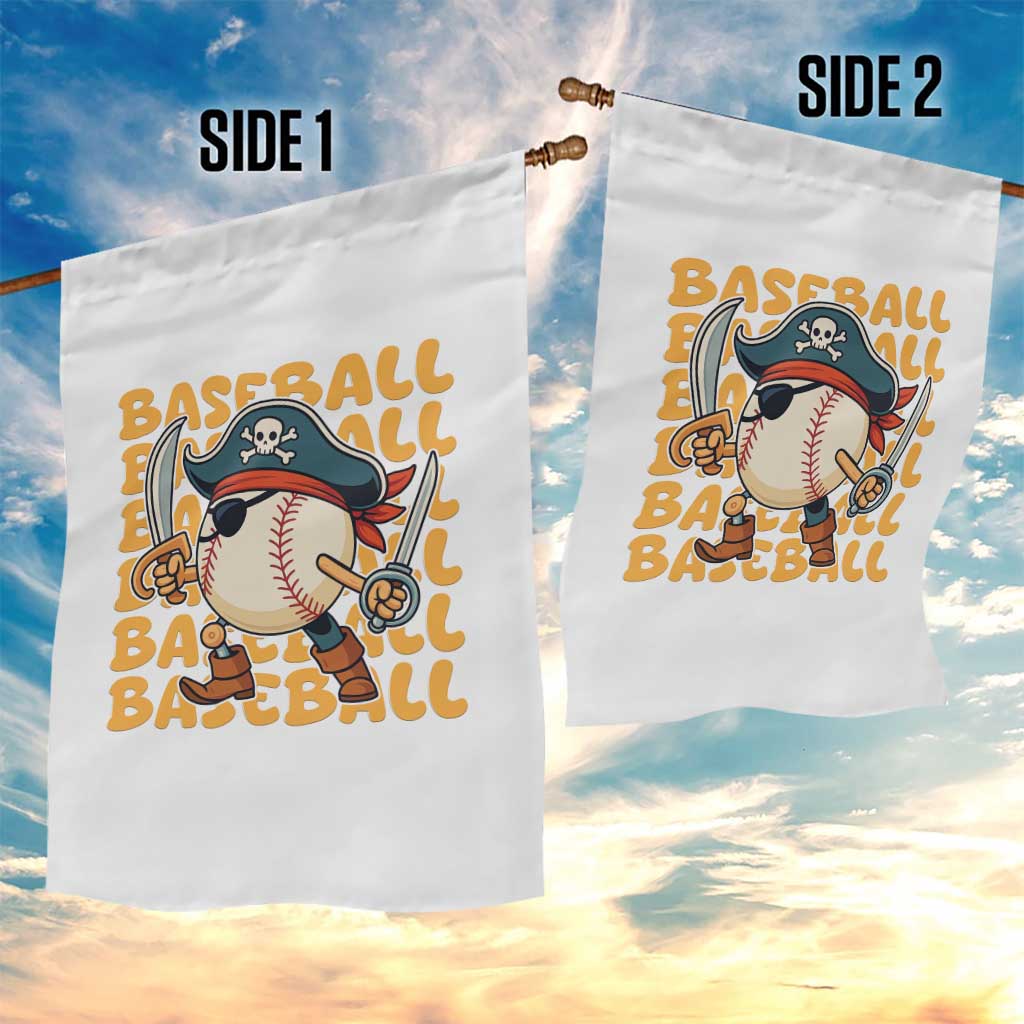 Funny Pirate Baseball Garden Flag Sport Lover Gift TS12 Print Your Wear