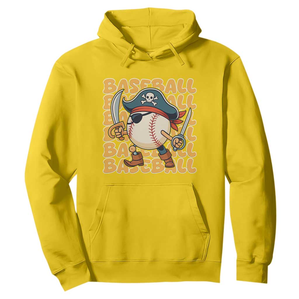 Funny Pirate Baseball Hoodie Sport Lover Gift TS12 Daisy Print Your Wear