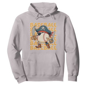 Funny Pirate Baseball Hoodie Sport Lover Gift TS12 Ice Gray Print Your Wear