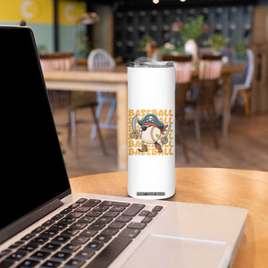 Funny Pirate Baseball Skinny Tumbler Sport Lover Gift TS12 Print Your Wear