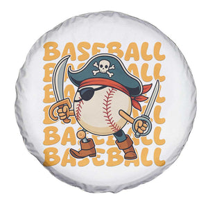 Funny Pirate Baseball Spare Tire Cover Sport Lover Gift TS12 Print Your Wear
