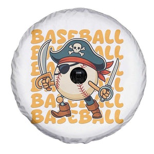 Funny Pirate Baseball Spare Tire Cover Sport Lover Gift TS12 Print Your Wear