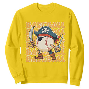Funny Pirate Baseball Sweatshirt Sport Lover Gift TS12 Daisy Print Your Wear