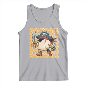 Funny Pirate Baseball Tank Top Sport Lover Gift TS12 Athletic Heather Print Your Wear