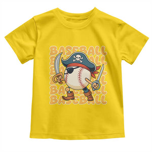 Funny Pirate Baseball Toddler T Shirt Sport Lover Gift TS12 Daisy Print Your Wear