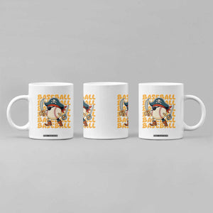 Funny Pirate Baseball Coffee Mug Sport Lover Gift TS12 Print Your Wear